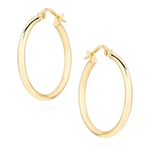 Cercei rotunzi argint placati cu aur galben Ø25 mm Creole DiAmanti G0098DG-DIA (Argint 925‰ 3 g.)
